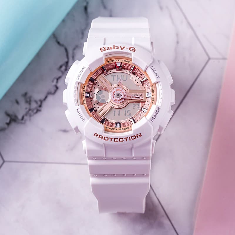 Часы Casio G-Shock GA-110-1B + Baby-G BA-110-7A1 - изображение 8