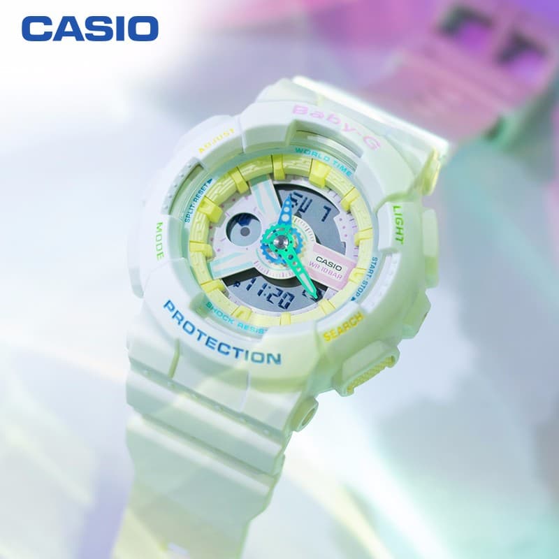 Часы Casio G-Shock GA-110MW-7A & Baby-G BA-110TM-7A - изображение 2