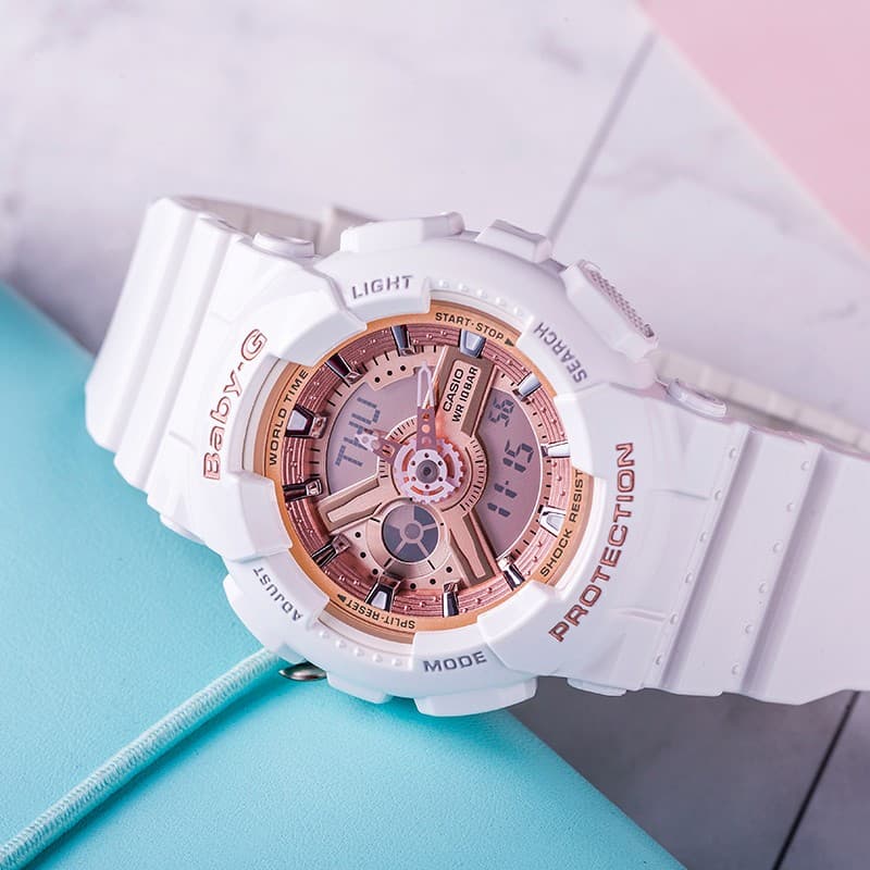 Часы Casio G-Shock GA-110-1B + Baby-G BA-110-7A1 - изображение 9