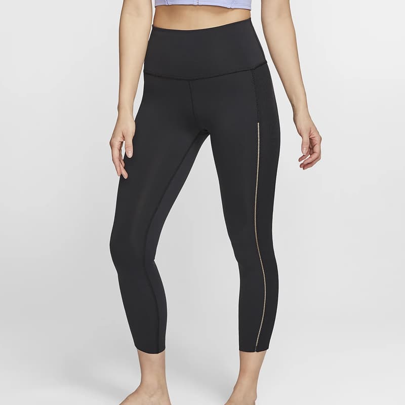 Штаны Nike Yoga Luxe Infinalon Ribbed Black - изображение 3