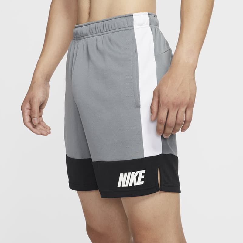 Тренировочные штаны Nike Dri-Fit Shorts Grey - изображение 7
