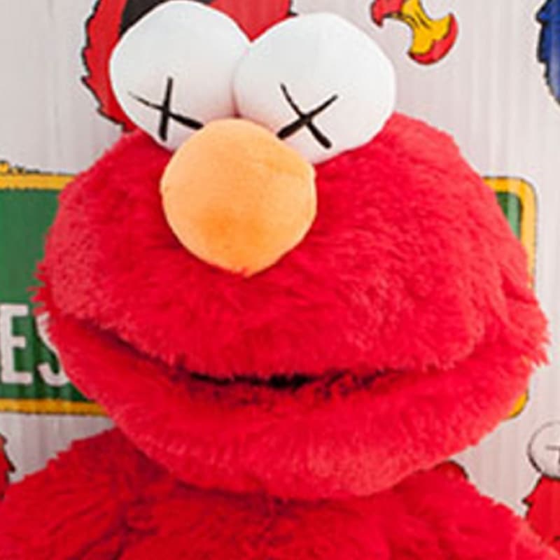 Мягкая игрушка UNIQLO x KAWS Elmo Plush - изображение 3