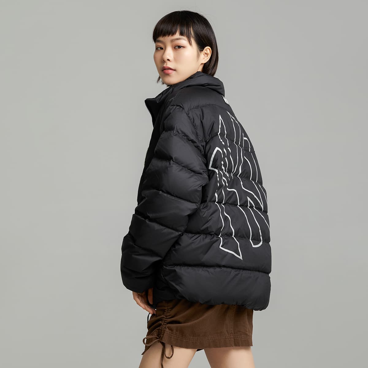 Зимняя куртка MLB Yankees Logo Puffer Jacket Black - изображение 10
