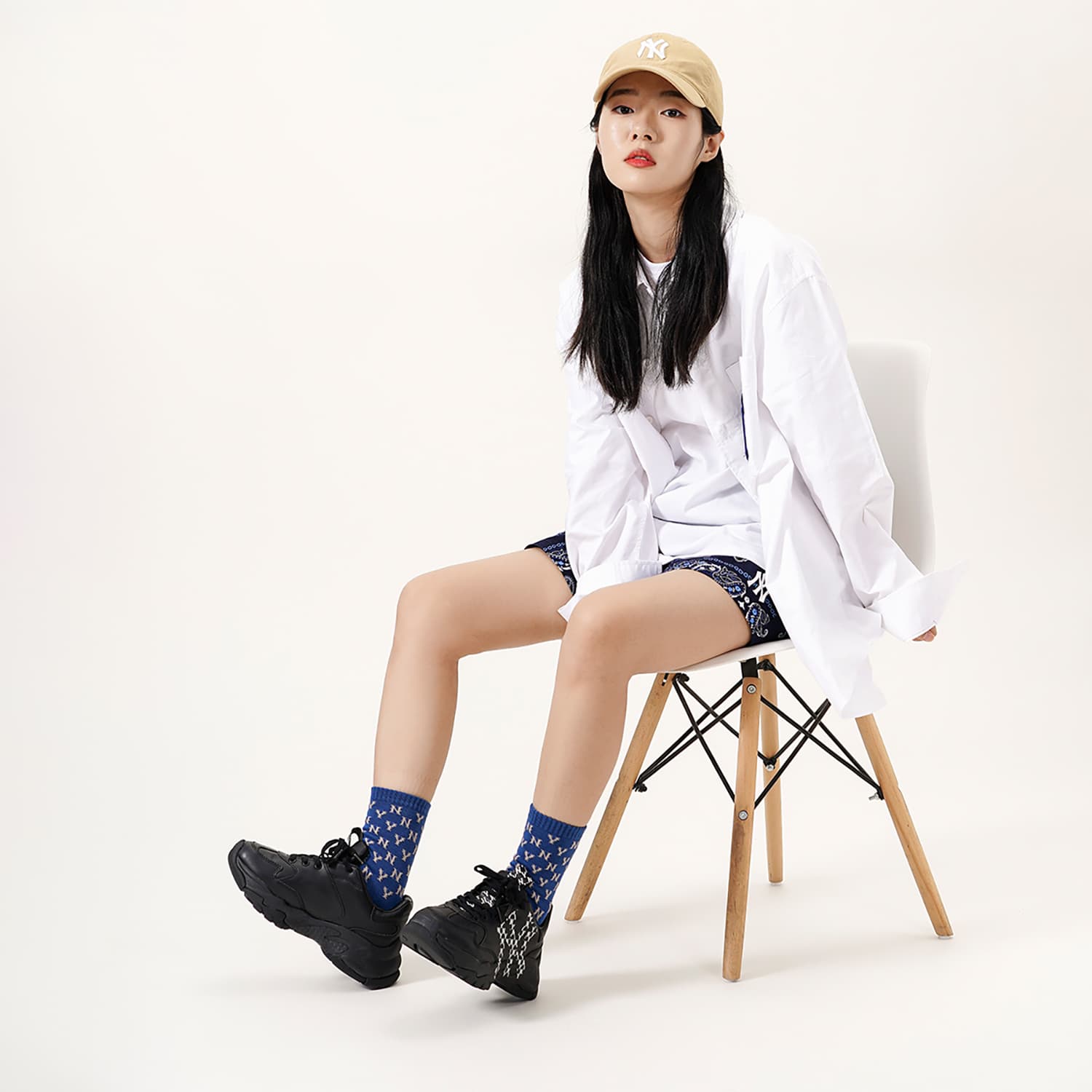 Кроссовки MLB Platform Dad Shoes Black - изображение 7