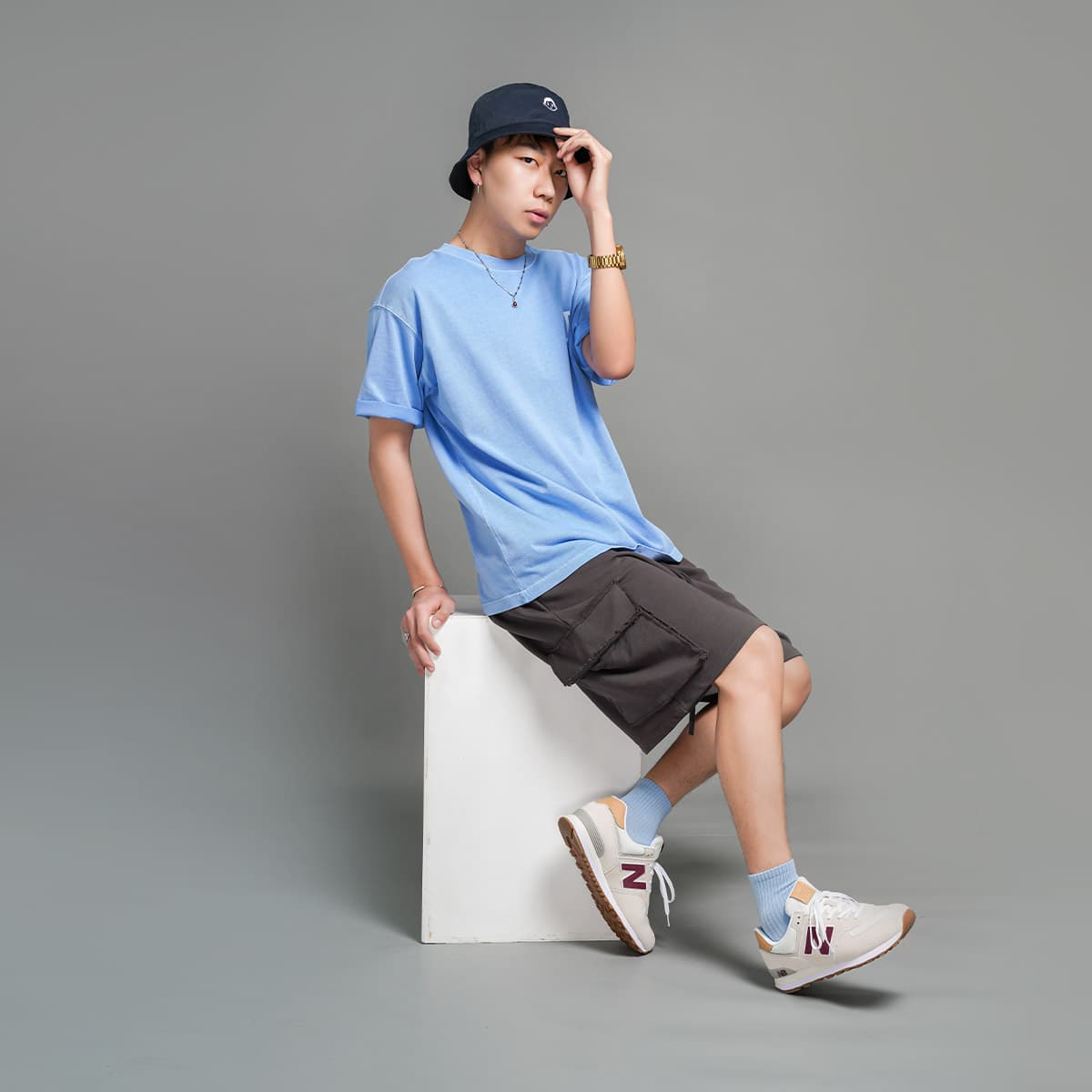 Кроссовки для бега New Balance 574 v2 Beige - изображение 9