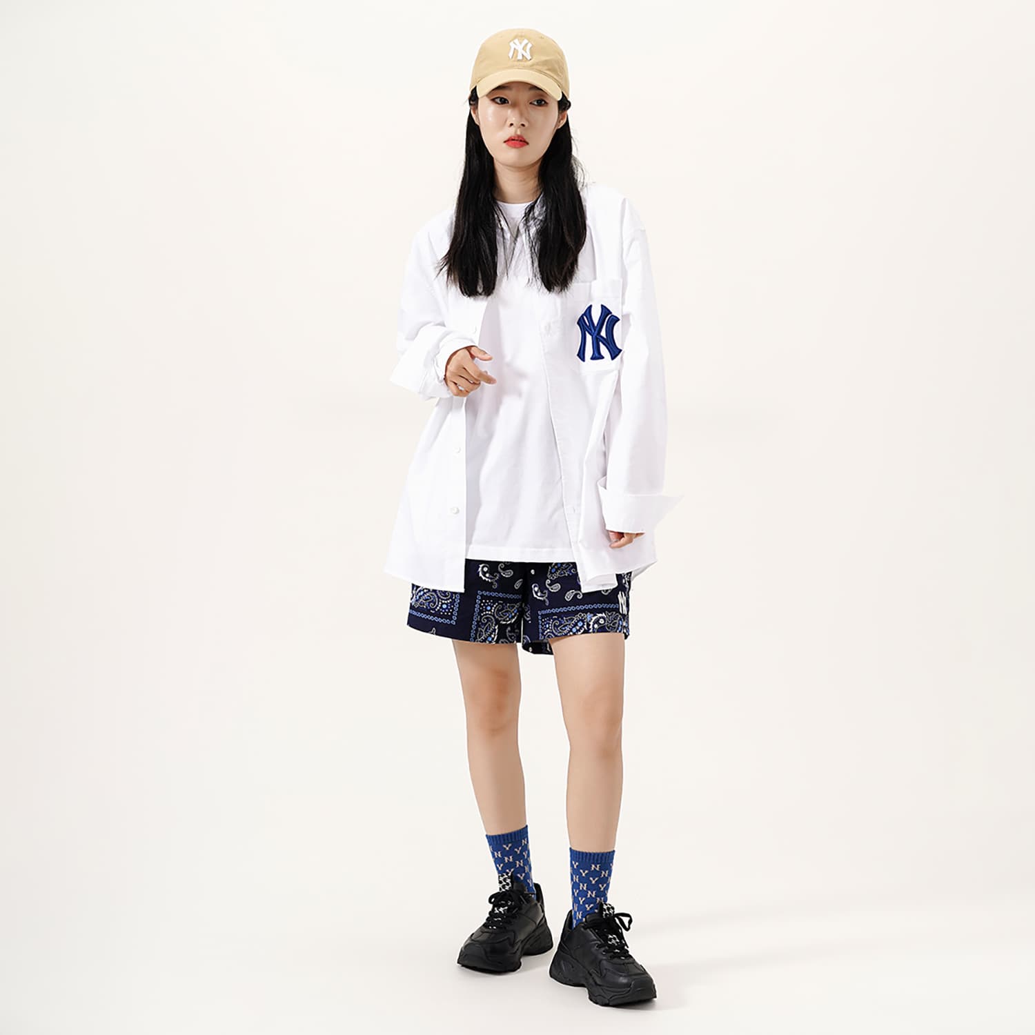 Кроссовки MLB Platform Dad Shoes Black - изображение 8