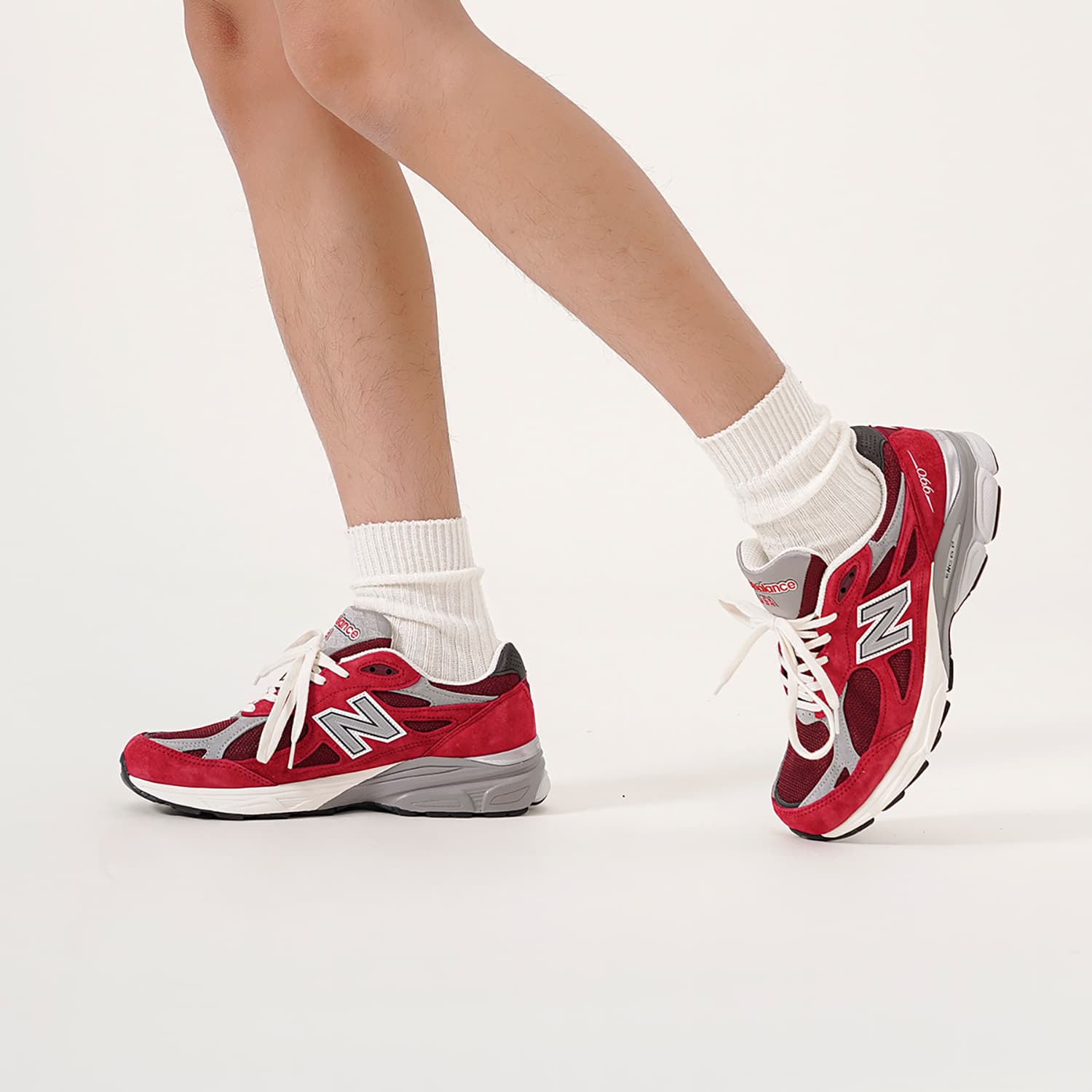 Кроссовки для бега New Balance Teddy Made Burgundy - изображение 10