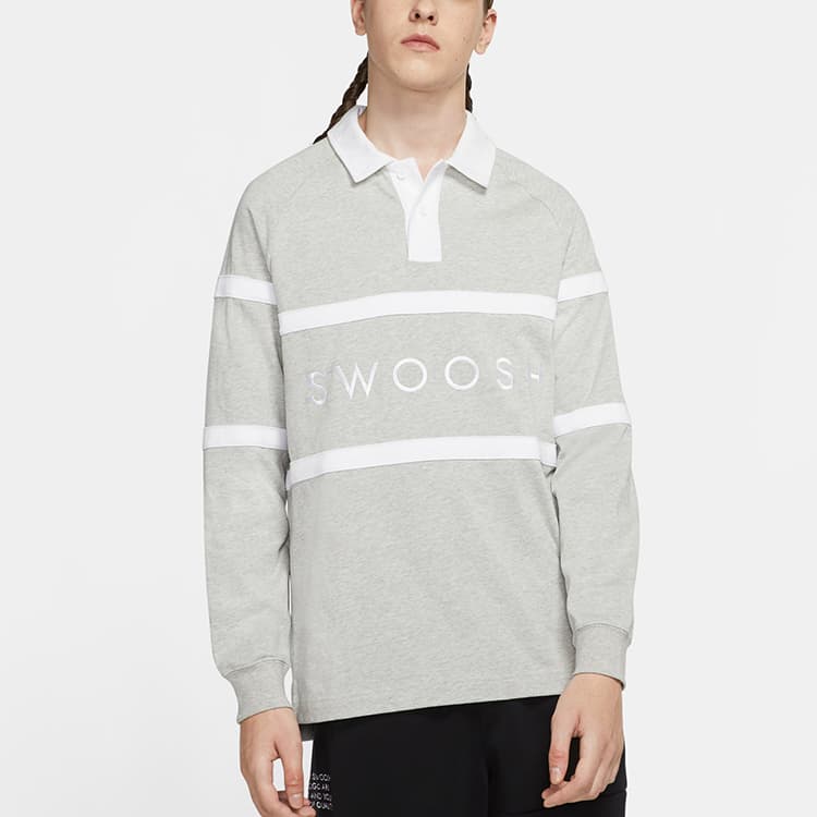 Поло Nike As M Nsw Swoosh Rugby Polo - изображение 3