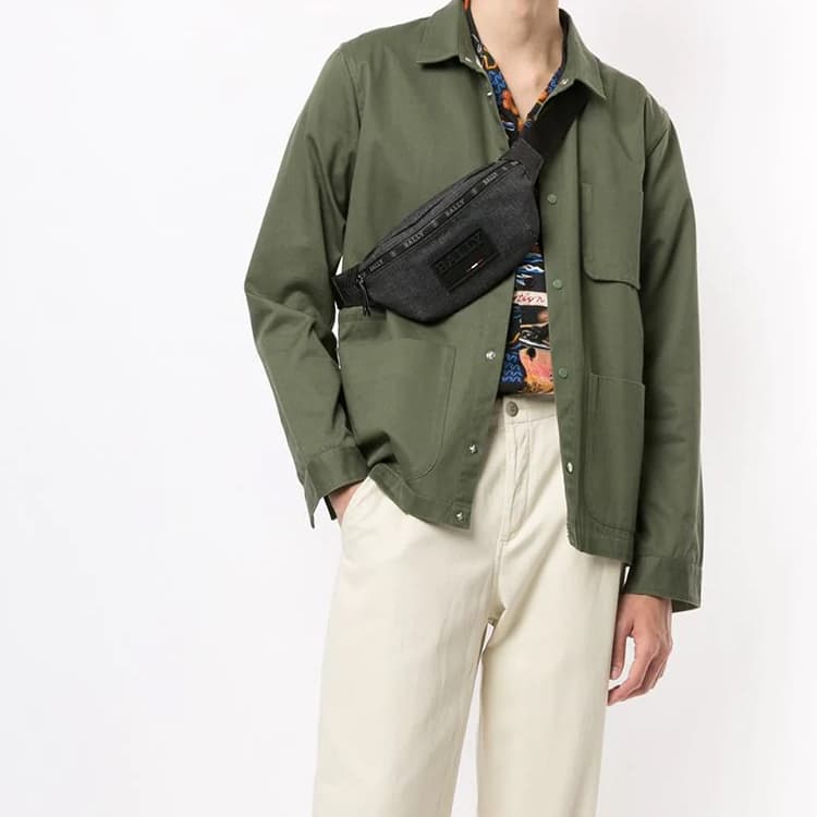 Поясная сумка Bally Nylon Waist Bag Black - изображение 4