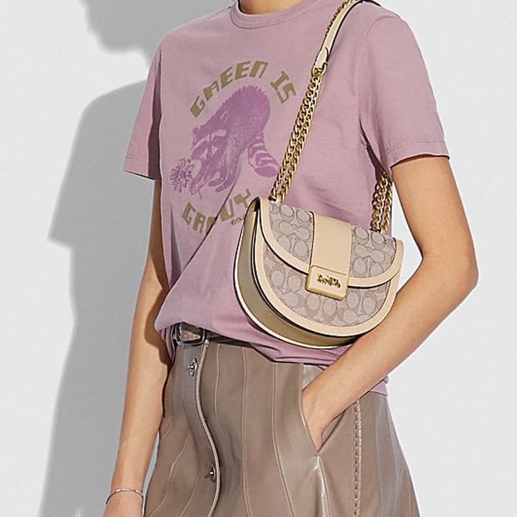 Сумка через плечо COACH Alie 20 Saddle Bag - изображение 5