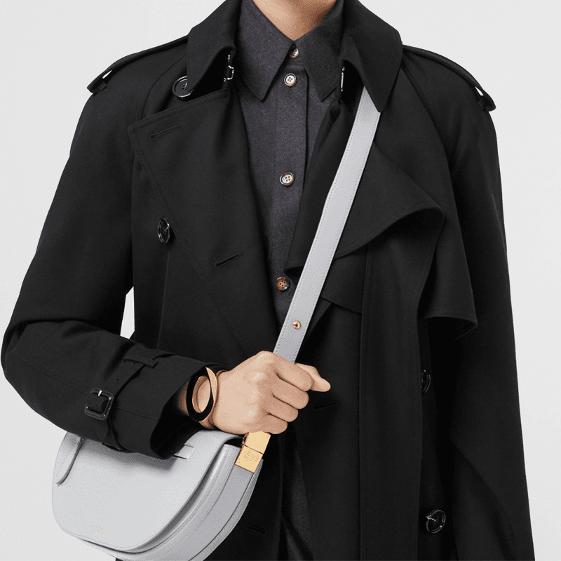 Сумка через плечо Burberry Olympia Light Grey - изображение 4