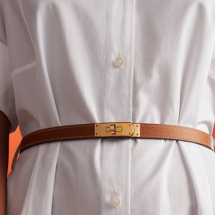 Ремень Hermes Kelly Belt Brown - изображение 5