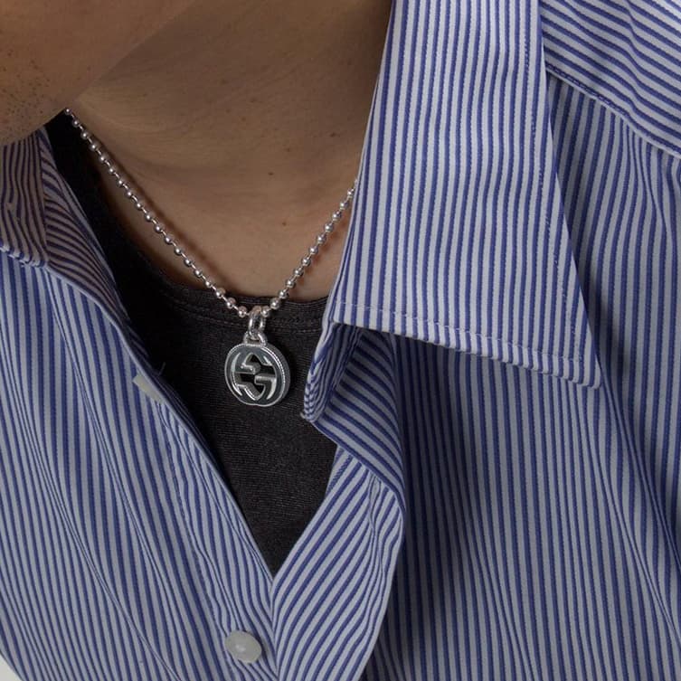 Ожерелье GUCCI Interlocking G Necklace - изображение 12