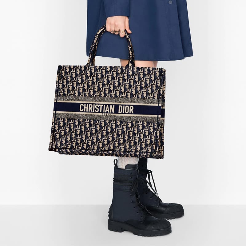 Сумка Dior Book Tote Denim Blue - изображение 6