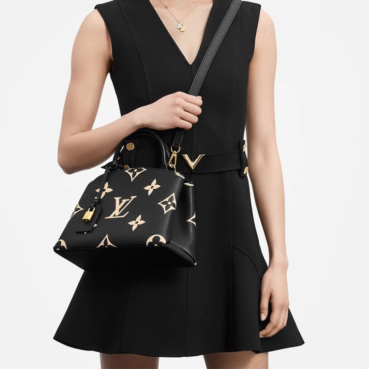 Сумка Louis Vuitton Petit Palais Black/Off-White - изображение 10