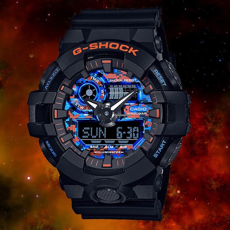 Часы Casio G-Shock GA-700CT-1APR & Baby-G BA-110TM-7A - изображение 6