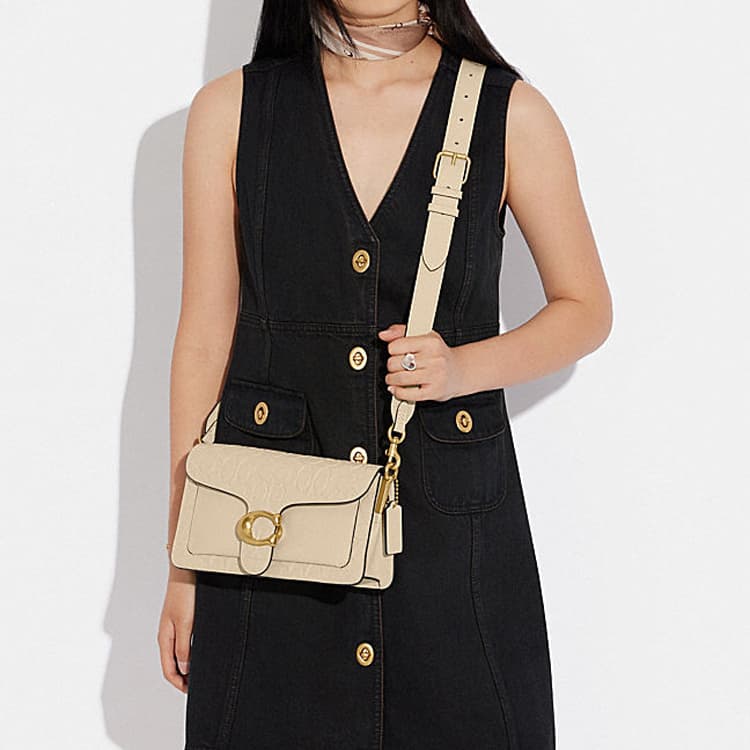 Сумка COACH Tabby 26 Ivory - изображение 5