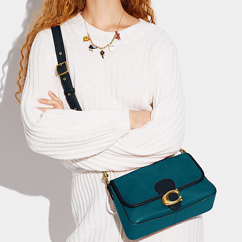 Мини-сумка COACH Tabby 26 Peacock Blue - изображение 5
