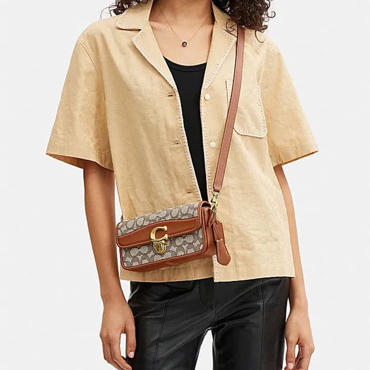 Мини-сумка COACH Studio 20 Logo - изображение 4