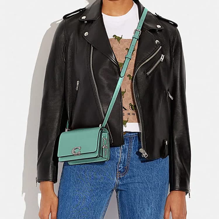 Сумка через плечо COACH Bandit 18 Blue - изображение 5