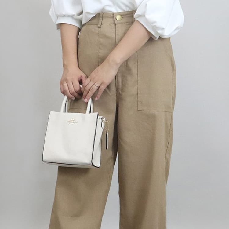Сумка COACH Cally 17 White - изображение 3