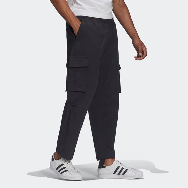 Штаны Adidas Originals Вязаные Тренировочные Штаны Мужские Черные - изображение 3