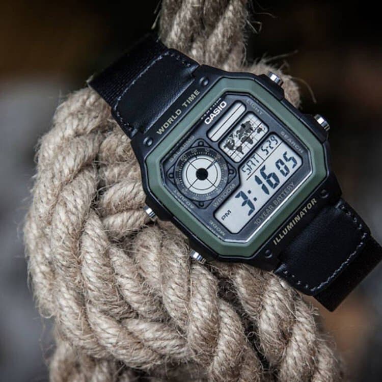 Часы CASIO YOUTH STANDARD AE-1200WHB-1B - изображение 7