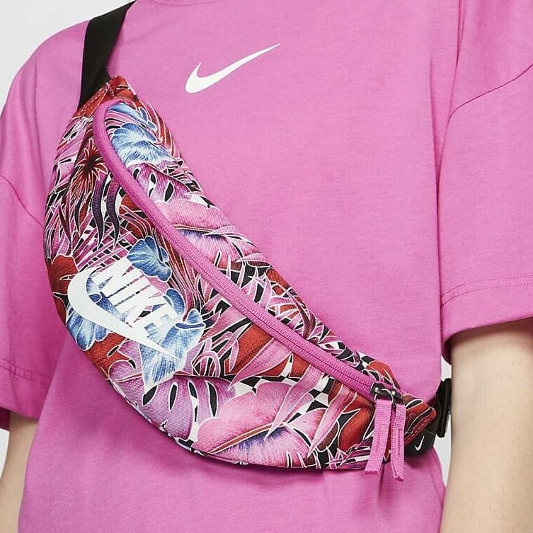 Нагрудная сумка Nike Heritage Graffiti Waist Bag Red - изображение 4