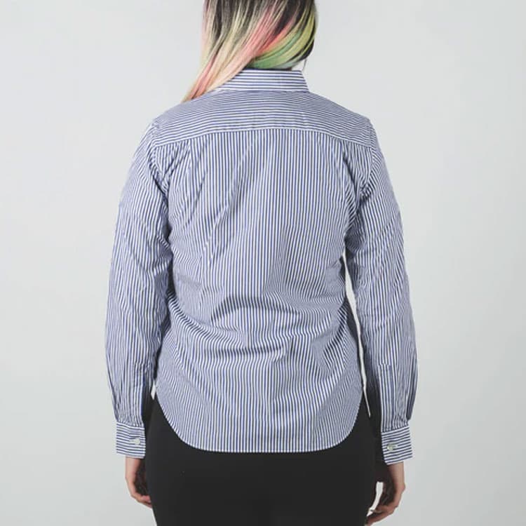 Блузка CDG Play Striped Shirt - изображение 5