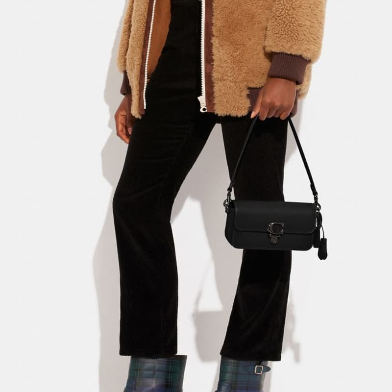 Мини-сумка COACH Studio 20 Baguette Black - изображение 5