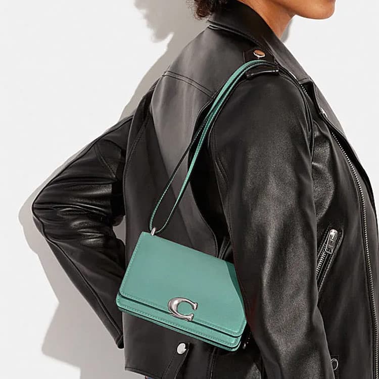 Сумка через плечо COACH Bandit 18 Blue - изображение 4