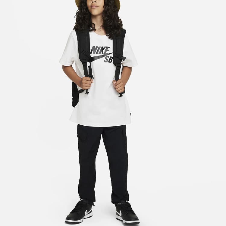 Футболка NIKE Белые Детские Футболки - изображение 3