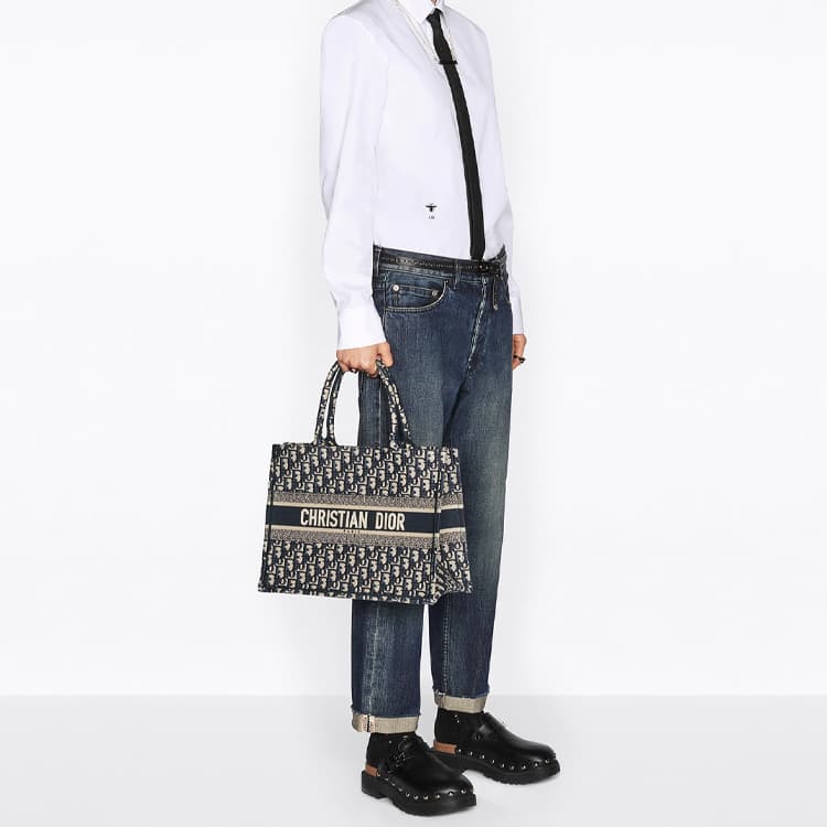 Сумка Dior Book Tote Denim Blue - изображение 10