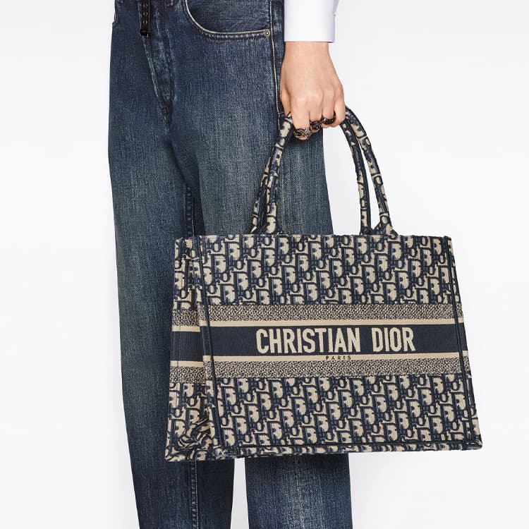 Сумка Dior Book Tote Denim Blue - изображение 9