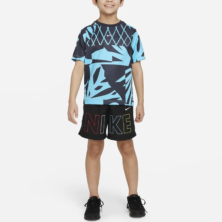 Футболка NIKE Blue Kids Т-рубашки - изображение 3