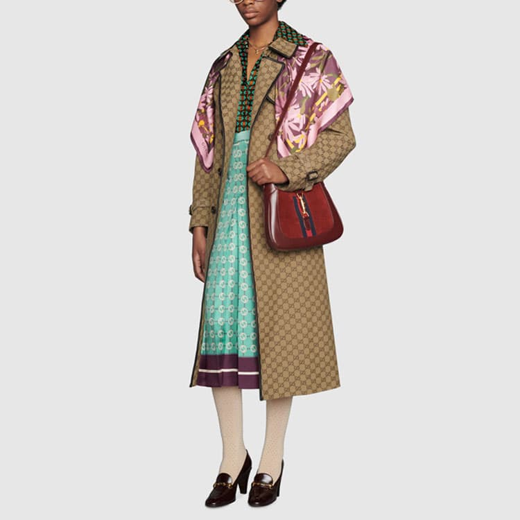 Юбка Gucci Silk Skirt Blue - изображение 3