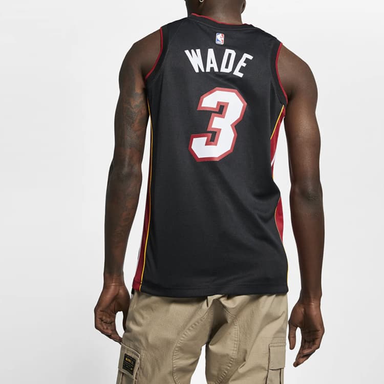 Баскетбольная майка Nike NBA Dwyane Wade Icon Edition Swingman Jersey - изображение 5