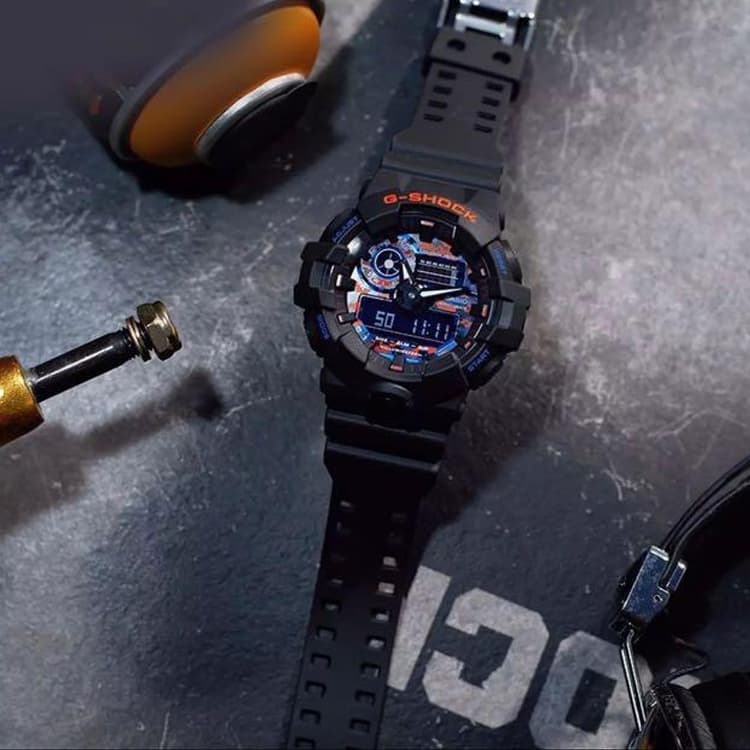 Часы Casio G-Shock GA-700CT-1APR & Baby-G BA-110TM-7A - изображение 4