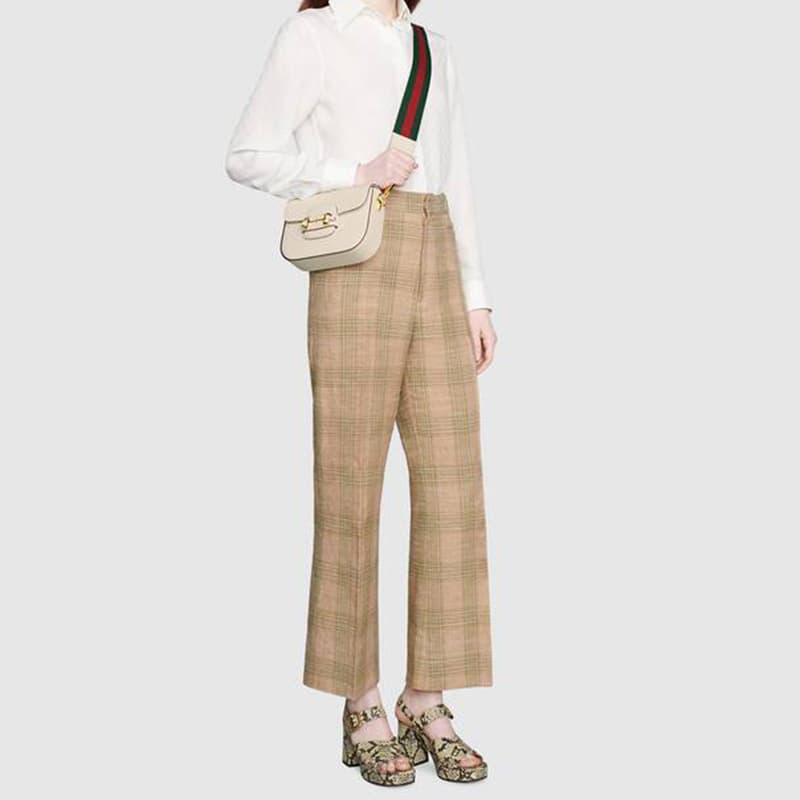 Сумка через плечо GUCCI Horsebit 1955 - изображение 10