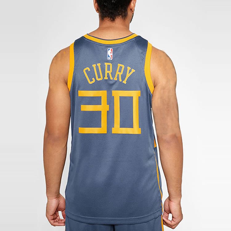 Баскетбольная майка Nike NBA Jersey Stephen Curry 30 Blue - изображение 4