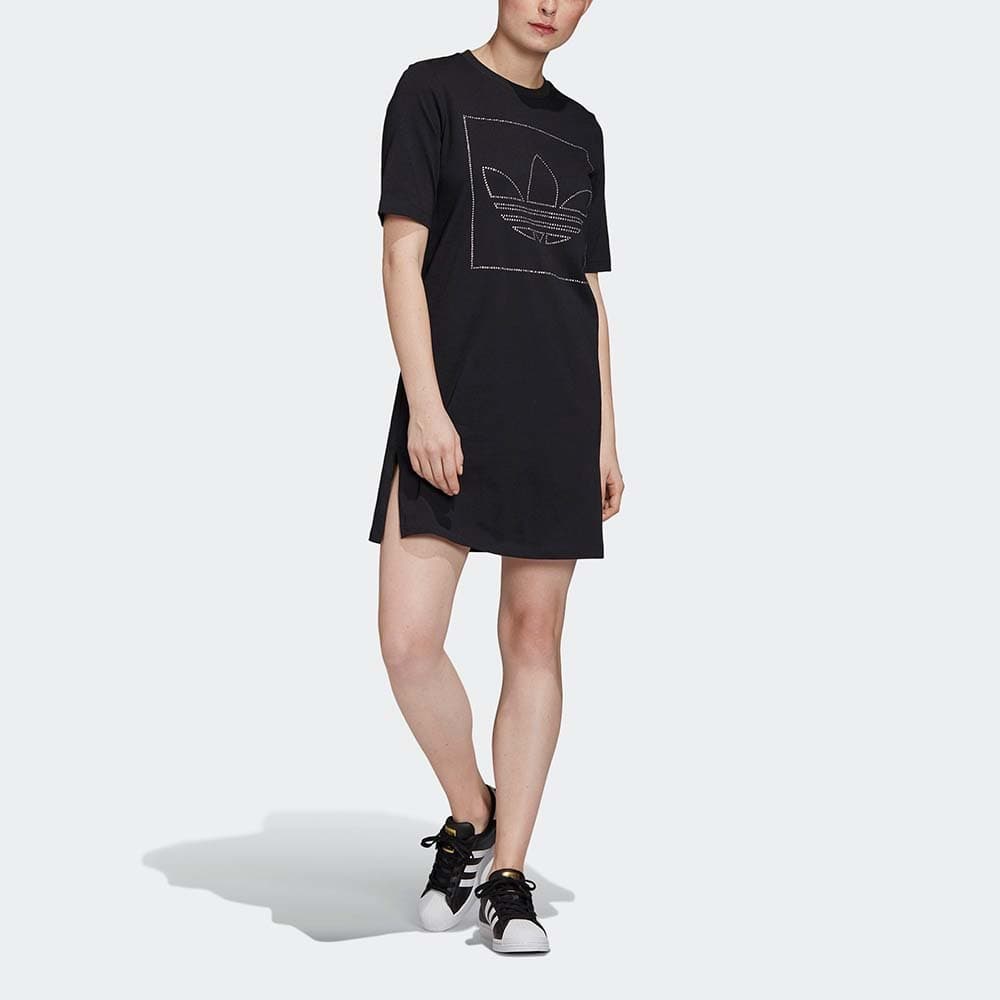 Платье adidas Originals Dress Black - изображение 3