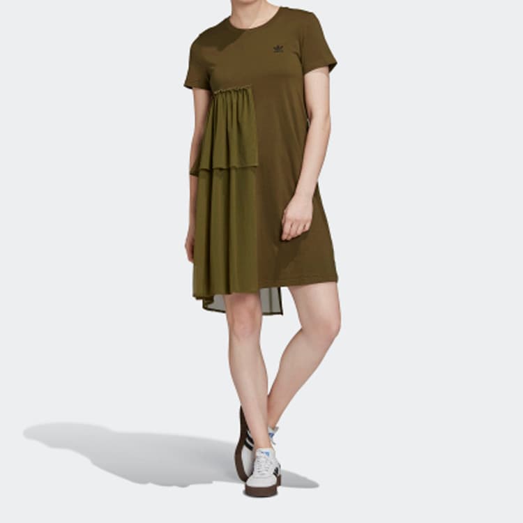 Платье adidas Originals Dress Green - изображение 4