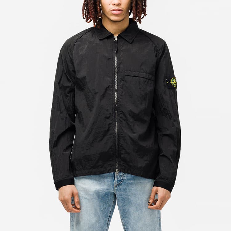 Куртка Stone Island Nylon Meta SS23 Black Jacket - изображение 4