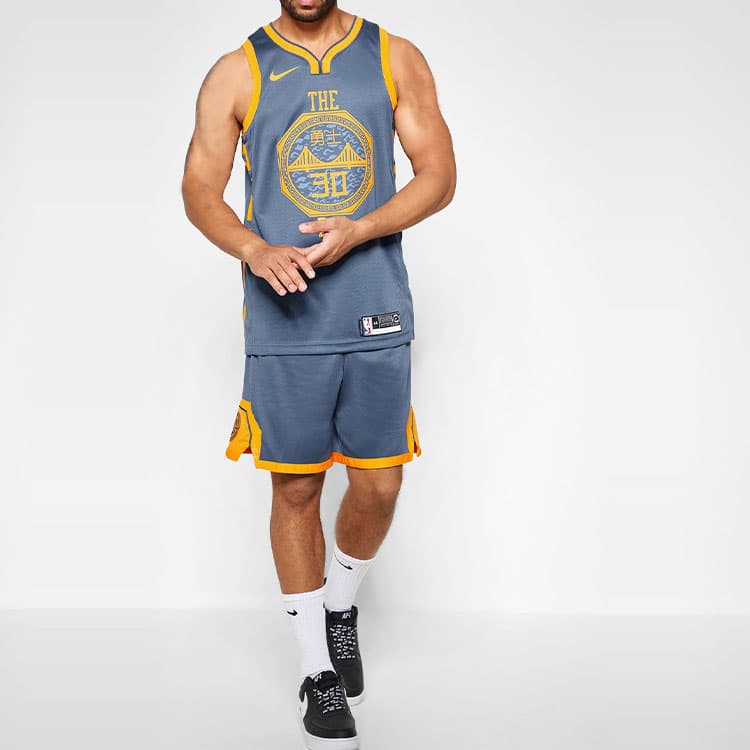 Баскетбольная майка Nike NBA Jersey Stephen Curry 30 Blue - изображение 3