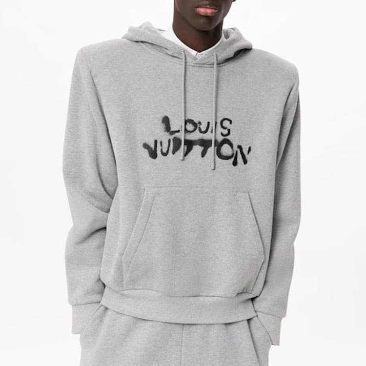 Худи Louis Vuitton FW21 Classic Hoodie Grey - изображение 4