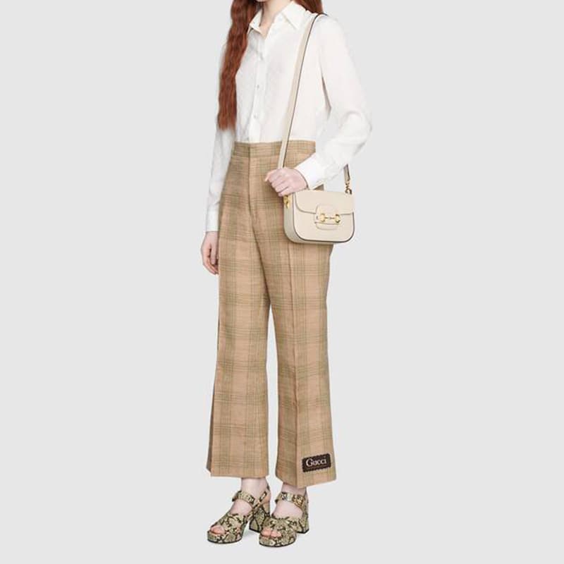Сумка через плечо GUCCI Horsebit 1955 - изображение 11