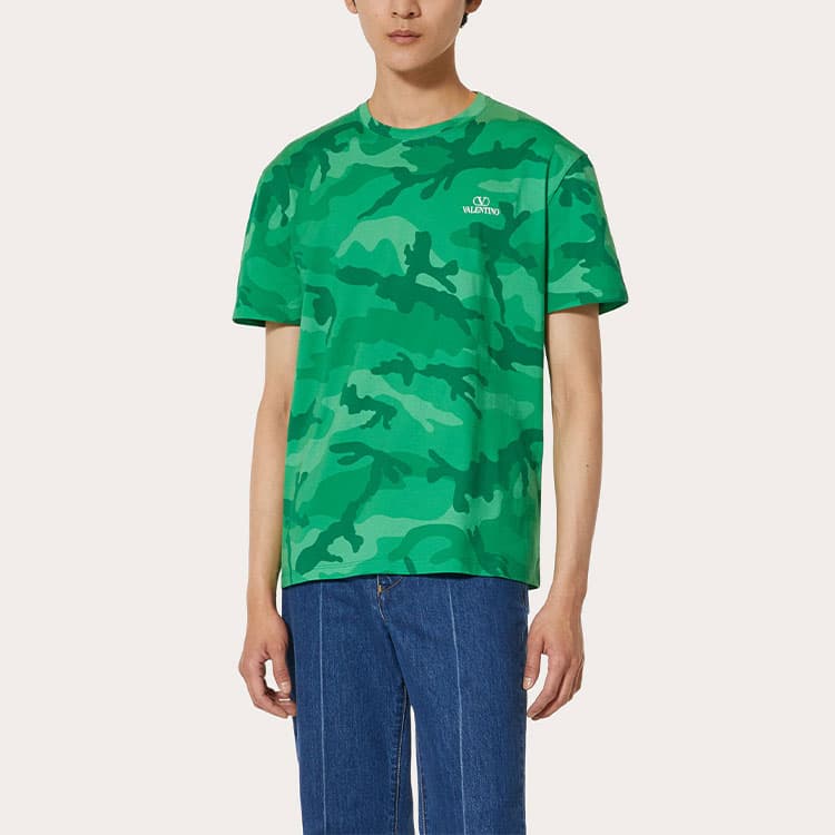 Футболка Valentino FW22 Camo T-Shirt — фото 4