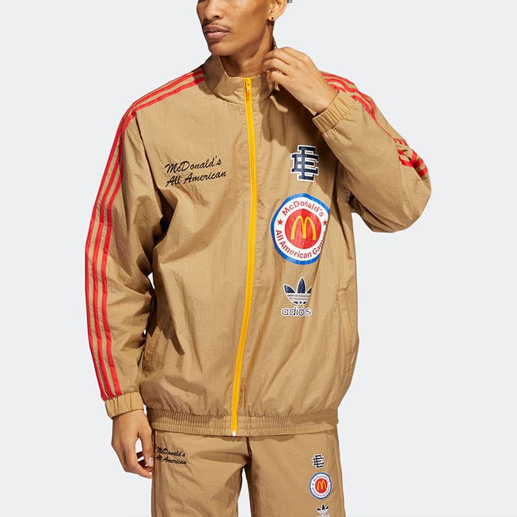 Куртка adidas x Eric Emanuel McDonald's Logo Track Jacket Brown - изображение 2