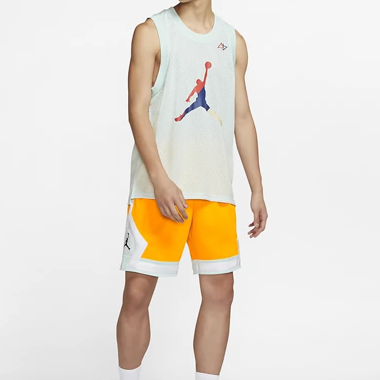 Баскетбольные шорты Jordan Jumpman Diamond Basketball Shorts Laser Orange - изображение 7