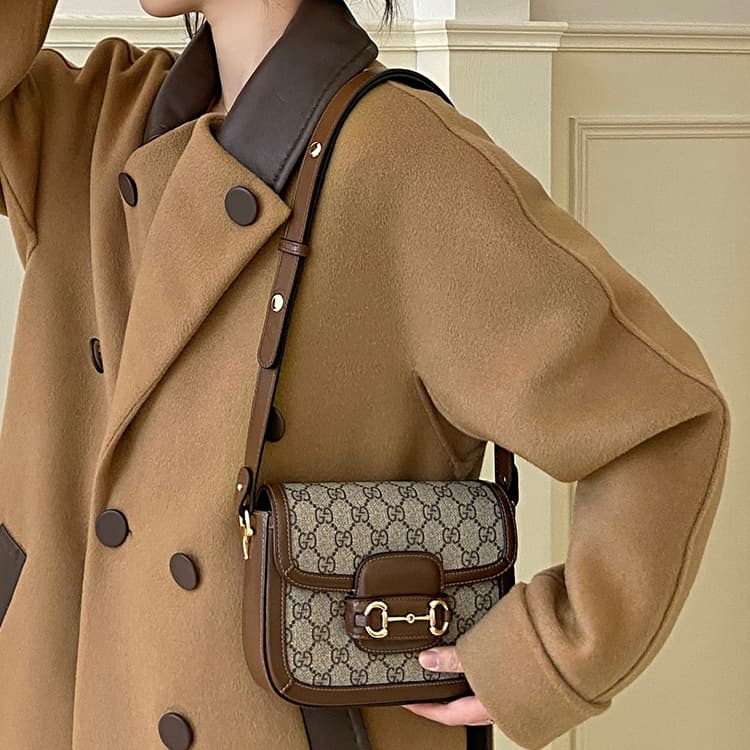 Ремень для сумки GUCCI 1955 Horsebit 75-106.5cm - изображение 4